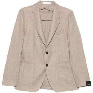 Tagliatore, Heren, Jassen, Grijs, Maat: L Wol,