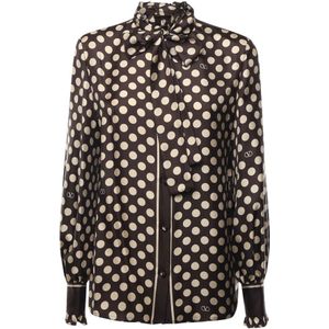 Valentino Garavani, Dames, Blouses & Shirts, Veelkleurig, Maat: M Zijde,