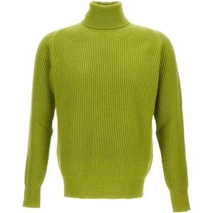 Customer Lovers, Heren, Truien, Groen, Maat: XL Wol,