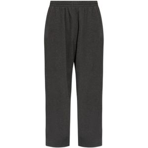 Balenciaga, Dames, Broeken, Grijs, Maat: L Katoen,