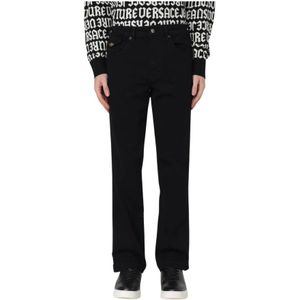 Versace Jeans Couture, Heren, Jeans, Zwart, Maat: W30 Katoen,