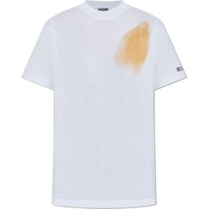 Moschino, Dames, Tops, Wit, Maat: XS Katoen,