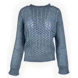 Dondup, Dames, Truien, Blauw, Maat: S Wol,