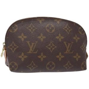 Louis Vuitton Vintage, Dames, Pre-owned, Bruin, Maat: ONE Size Leer,