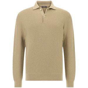 Boggi Milano, Heren, Truien, Beige, Maat: S Wol,