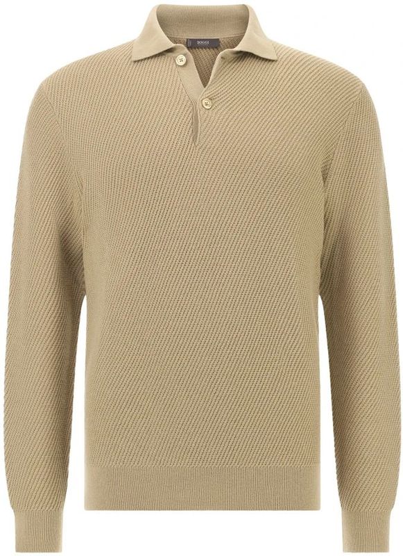 Boggi Milano, Heren, Truien, Beige, Maat: S Wol,