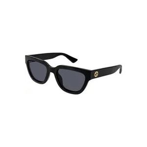 Gucci Stijlvolle zonnebril Zwart Gg1578S , Black , Dames , Maat: 54 MM