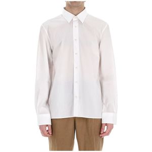Officine Générale, Heren, Overhemden, Wit, Maat: M Katoen,