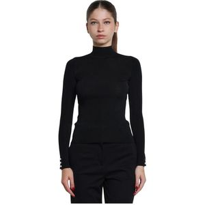 Pennyblack, Dames, Truien, Zwart, Maat: M Viscose,
