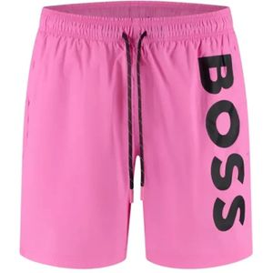 Hugo, Heren, Badkleding, Roze, Maat: M Polyamide,