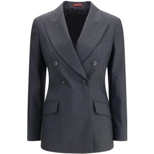 Gucci, Dames, Jassen, Grijs, Maat: S Wol,