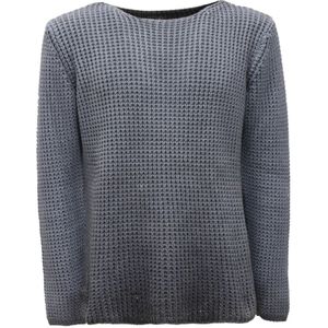 Eleventy, Heren, Truien, Grijs, Maat: L Katoen,