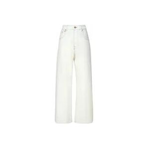 Jacquemus Wide Jeans , White , Dames , Maat: W29