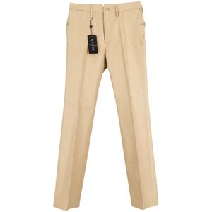 Gucci Chino-stijl broek in beige viscose , Beige , Heren , Maat: M