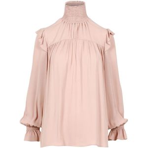 N21, Dames, Blouses & Shirts, Roze, Maat: XL Katoen,