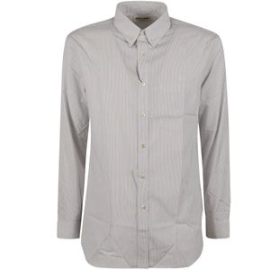 Saint Laurent, Heren, Overhemden, Wit, Maat: XL Katoen,