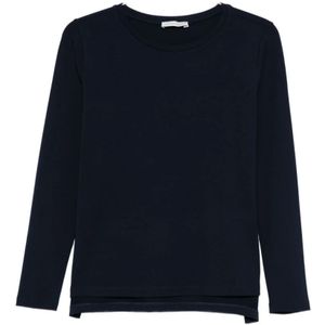 Le Tricot Perugia, Dames, Tops, Blauw, Maat: 2XL