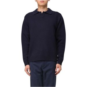 Aspesi, Heren, Truien, Blauw, Maat: M Wol,