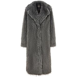 Cesare Gaspari, Dames, Mantels, Grijs, Maat: S Acryl,