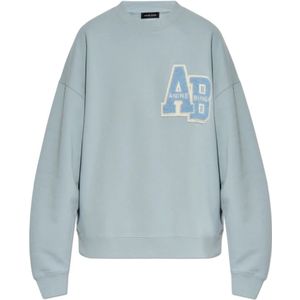 Anine Bing, Dames, Sweatshirts & Hoodies, Blauw, Maat: 2XS Katoen,