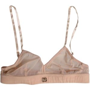 Dolce & Gabbana, Dames, Ondergoed, Beige, Maat: XL Nylon,