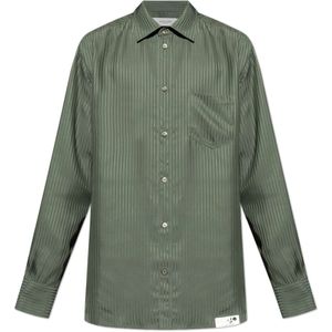 Golden Goose, Heren, Overhemden, Groen, Maat: M Viscose,