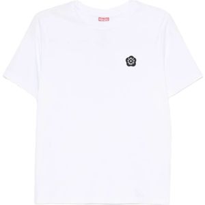 Kenzo, Dames, Tops, Wit, Maat: XS Katoen,