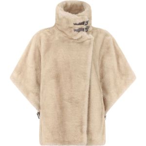 Pinko, Dames, Jassen, Beige, Maat: S Tweed,