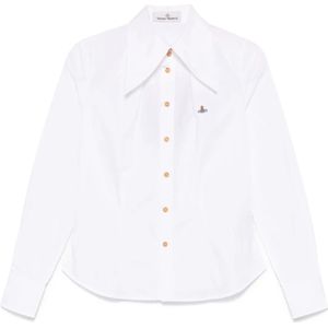 Vivienne Westwood, Dames, Blouses & Shirts, Wit, Maat: XS