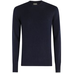 Drumohr, Heren, Truien, Blauw, Maat: XL Kasjmier,