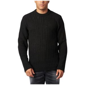 Paolo Pecora, Heren, Truien, Zwart, Maat: L Wol,