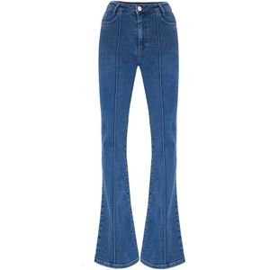 Kocca, Dames, Jeans, Blauw, Maat: W30 Denim,