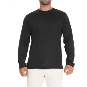 Gran Sasso, Heren, Tops, Zwart, Maat: 3XL Wol,