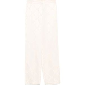 Twinset, Dames, Broeken, Wit, Maat: L