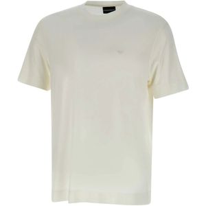 Emporio Armani, Heren, Tops, Wit, Maat: L Modal,