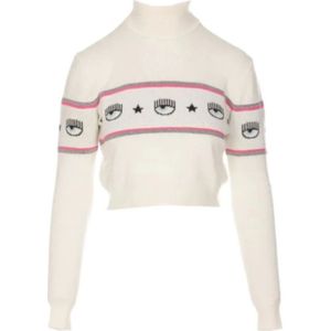 Chiara Ferragni Collection, Dames, Truien, Wit, Maat: XS