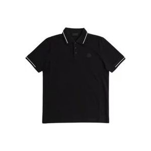 Moncler Polo Hemden , Black , Heren , Maat: M