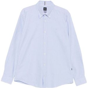 BOSS - ROAN - Overhemd - Lichtblauw - Slim Fit - Lange Mouw
