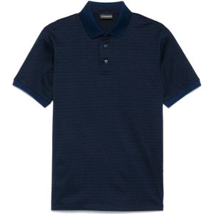 Emporio Armani, Heren, Tops, Blauw, Maat: M