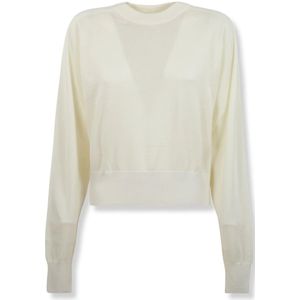 Jacquemus, Dames, Truien, Beige, Maat: M Wol,