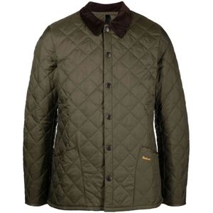 Barbour, Heren, Jassen, Groen, Maat: 3XL Katoen,