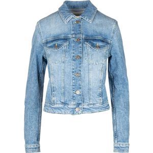 Dondup, Dames, Jassen, Blauw, Maat: XL Katoen,