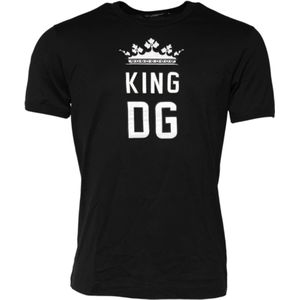 Dolce & Gabbana, Heren, Tops, Zwart, Maat: XL Katoen,