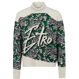 Etro, Dames, Truien, Groen, Maat: M Wol,