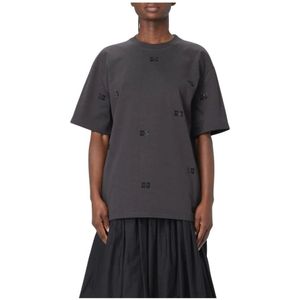 Ganni, Dames, Tops, Grijs, Maat: M