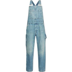 Diesel, unisex, Jumpsuits & Playsuits, Blauw, Maat: L Denim,