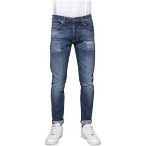 Dondup, Heren, Jeans, Blauw, Maat: W30 Katoen,