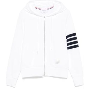 Thom Browne, Heren, Sweatshirts & Hoodies, Wit, Maat: S Katoen,