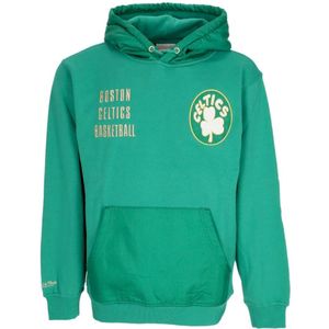 Mitchell & Ness, Heren, Sweatshirts & Hoodies, Groen, Maat: XL Katoen,