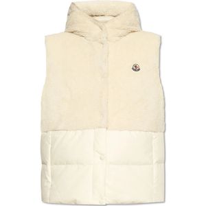 Moncler, Dames, Jassen, Beige, Maat: L
